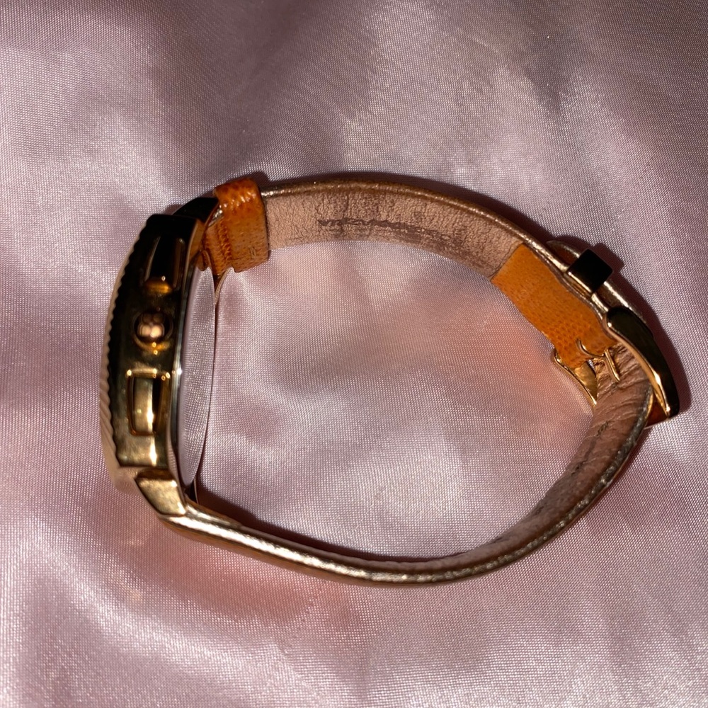 BCBGMaxAzria orange watch with crystals - Picture 7 of 7